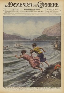 モルヴェーノ湖の水浴で病気にかかった2人の青年の叫びに？