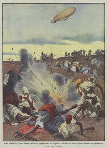私たちのボールの1つを歓迎する準備をしながら、アラブ人がザンジュルの近くで爆撃しましたか？