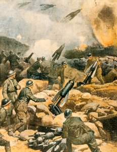 カルソラインの爆破 作： Achille Beltrame