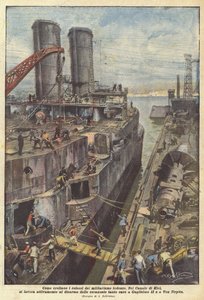 ドイツの軍国主義の巨人がどのように崩壊するか 作： Achille Beltrame