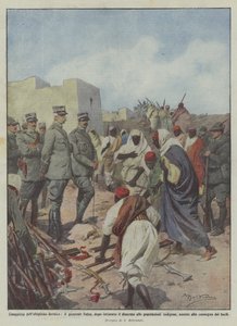 住民の軍縮を命じた後、デルニア高原のサルサ将軍を征服しましたか？ 作： Achille Beltrame