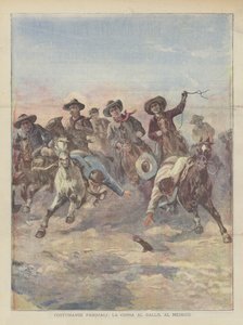 イースターコスチューム、オンドリレース、メキシコ 作： Achille Beltrame