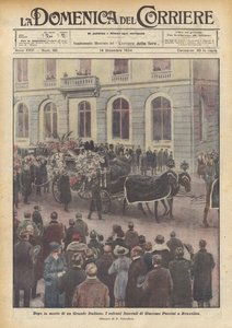 偉大なイタリア人の死後 作： Achille Beltrame