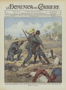 ミスラタでの最後の戦いの間に、ピシセリ船長は100メートルから負傷しましたか？