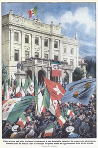 フィウメは再び彼の不屈のイタリアの精神を厳粛に宣言します