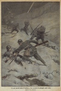 感じられる軍の間で 作： Achille Beltrame