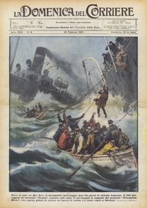 黒海の波の怒り 作： Achille Beltrame