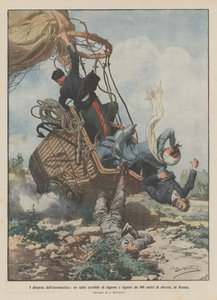 空軍のドラマ、ロシアでの高さ800メートルからのご列席の皆様の恐ろしいジャンプ 作： Achille Beltrame