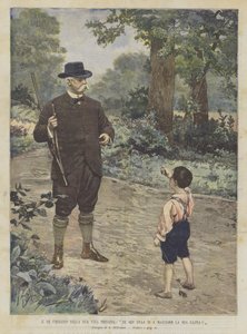 ウンベルト王の私生活、テ・シー・ティ・ティ・マザム・マイ・ガジナ？ 作： Achille Beltrame