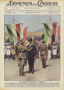 アフリカにおけるイタリアの価値 作： Achille Beltrame