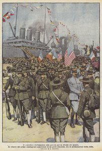 世界の自由のための戦争へのアメリカの貢献