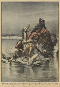 飲み込む川 作： Achille Beltrame