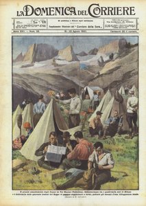 ヴァルマシーノ（ヴァルテッリーナ）でのUoeiniへの大きな期待 作： Achille Beltrame