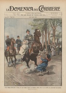 すぐに、アルフォンソ13世はセウタで馬に倒れた少女を救うことができますか？