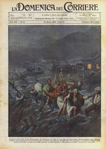 カリフォルニア州、サンフランシスコの谷の恐怖 作： Achille Beltrame