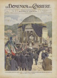 トリノでのウンベルト王の死の記念日。 作： Achille Beltrame