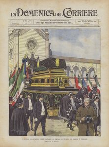 2月27日、ジュゼッペヴェルディの神格化、ミラノのファメディオの前 作： Achille Beltrame