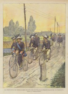 ピエモンテで大作戦を始めるCompagnia Dei Bersaglieri Ciclisti