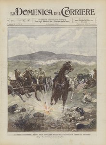 アングロボーア戦争、コレンソの戦いにおけるイギリス軍砲撃の喪失（12月14日） 作： Achille Beltrame
