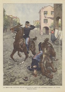 ウディネのゴイラン将軍のキャプテンベリーニフィールドアシスタントの死