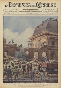 消える駅 作： Achille Beltrame