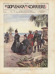 ニースのリビエラのイングランドのビクトリア女王 作： Achille Beltrame
