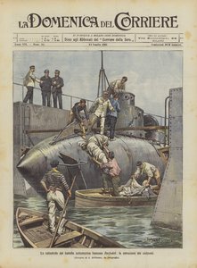 フランスの潜水艦、Farfadetの破滅、死体の採取
