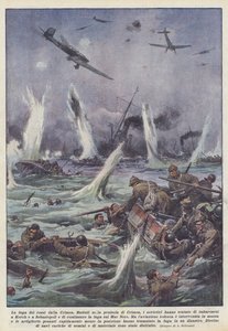 クリミア半島からの赤の脱出 作： Achille Beltrame