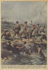 中国での戦争 作： Achille Beltrame