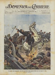 日露戦争、榴弾砲の発生によるロシア司令官ケラーの死