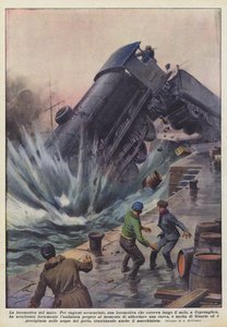海の機関車 作： Achille Beltrame