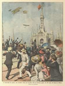 今日の不思議、2つの飛行機が極端な尖塔で初めて飛行していますか？
