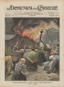 脅迫された村での恐怖と哀れみのエピソード、ベスビオ火山の最近の噴火