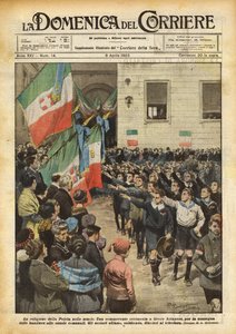 学校における祖国の宗教 作： Achille Beltrame