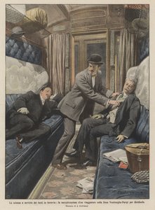 鉄道の盗難に対応する科学、路線上の旅行者の麻酔 作： Achille Beltrame