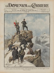 アブルッツィ公が率いる遠征は、ルウェンゾリ山の極限のピークを征服しますか？ 作： Achille Beltrame