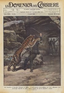 ローマ動物園の悲劇 作： Achille Beltrame