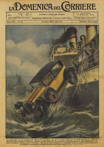 二人の運転手の悲劇的な終わり 作： Achille Beltrame