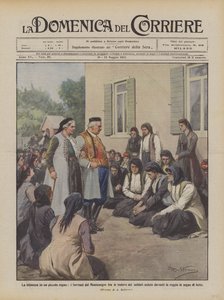 小さな王国の悲しみ、座っている兵士の未亡人の間のモンテネグロの君主？