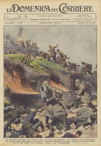 サンタンデール戦線でのブラックアローの勝利の前進 作： Achille Beltrame