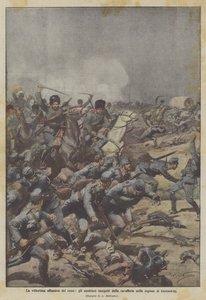 ロシア人の勝利の攻勢、オーストリア人はチェルノヴィッツ地域で騎兵隊に追われた