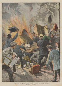 フランスのワイン生産者の乱立、ベジエの市庁舎の攻撃と火
