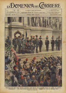 祖国の祭壇に勝利の公爵のラポテオシス 作： Achille Beltrame