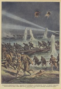 中国での日本人の進出 作： Achille Beltrame