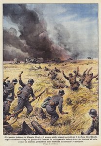 ロシアのドイツ進出 作： Achille Beltrame