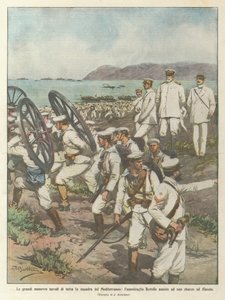 地中海チーム全体の偉大な海軍作戦は、ベットロ提督が参加しますか？ 作： Achille Beltrame