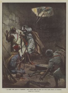 トリポリタニアでの戦争の落とし穴 作： Achille Beltrame