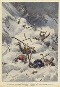 山の冬の落とし穴