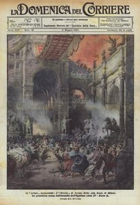 最初の印象的なもの、ミラノのScalaでのArrigo BoitoのNero 作： Achille Beltrame