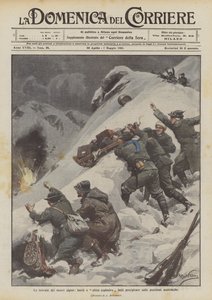オーストリアの陣地に墜落したアルプス軍、砲身、爆弾そりから見つかります。